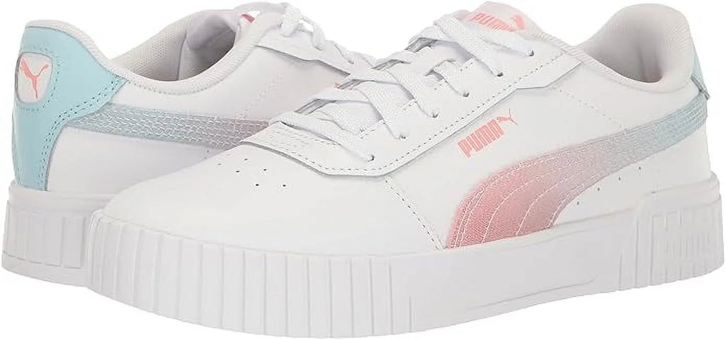 PUMA White-Fusion Coral-Light Aqua Sneaker R999