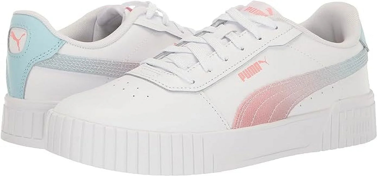 PUMA White-Fusion Coral-Light Aqua Sneaker R999