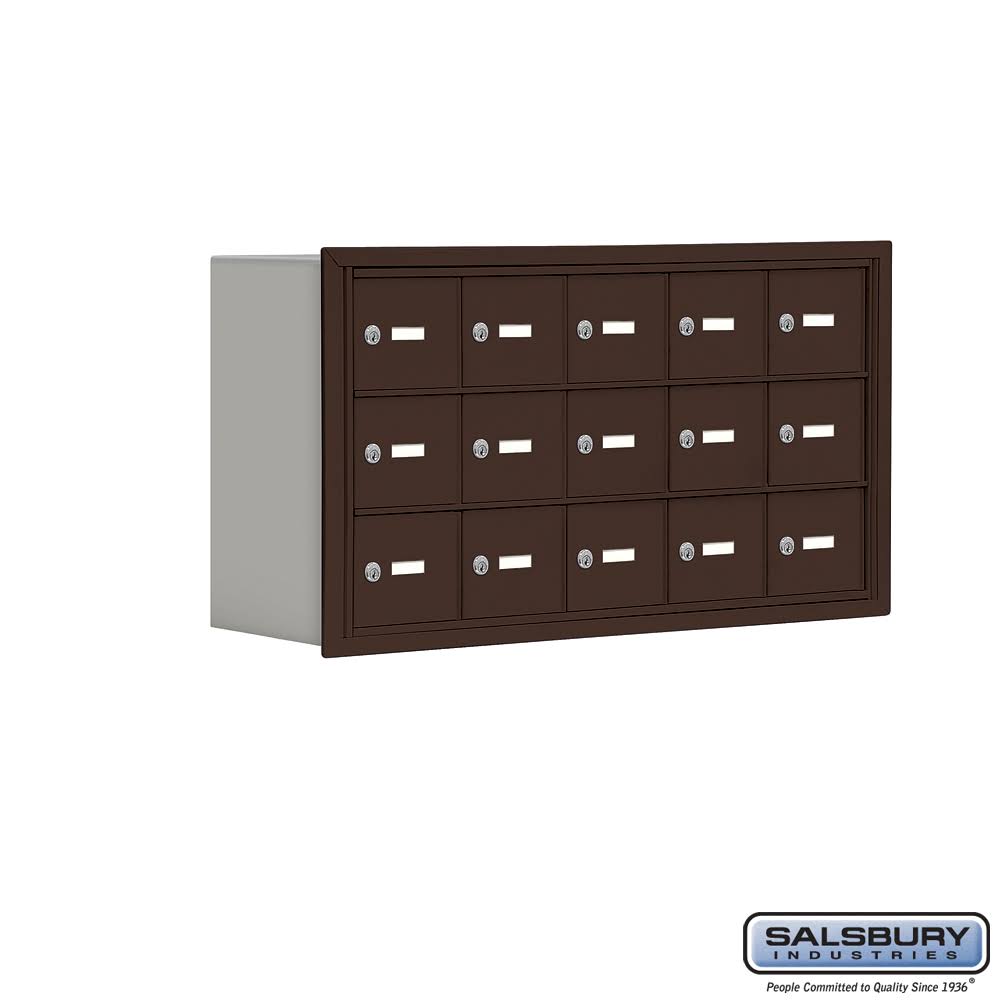 Bronze 3 Door Cell Phone Storage Locker D148