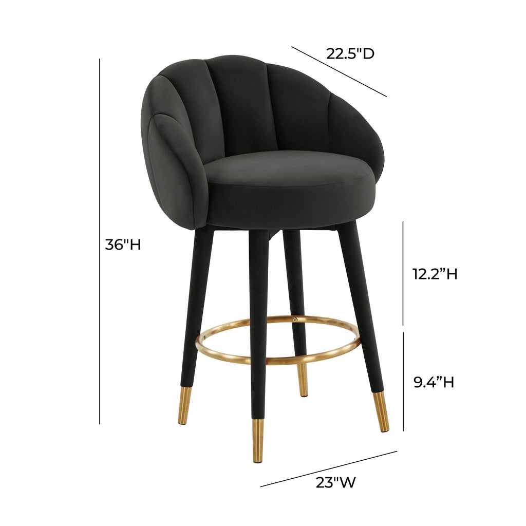 Salmon Swivel Bar Stool K30319