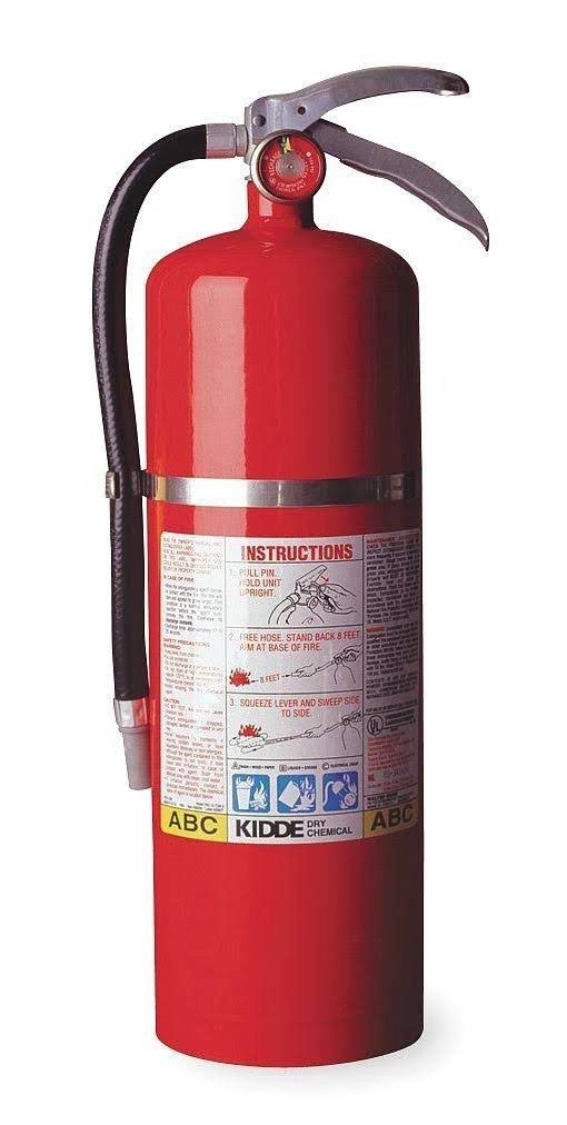 Fire Extinguisher, Dry Chemical, ABC, 4A:80B:C Q6647