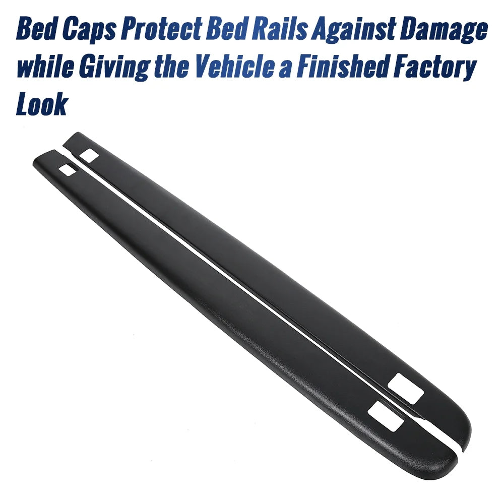 Black Bed Rail Caps with Stake Holes C760142
