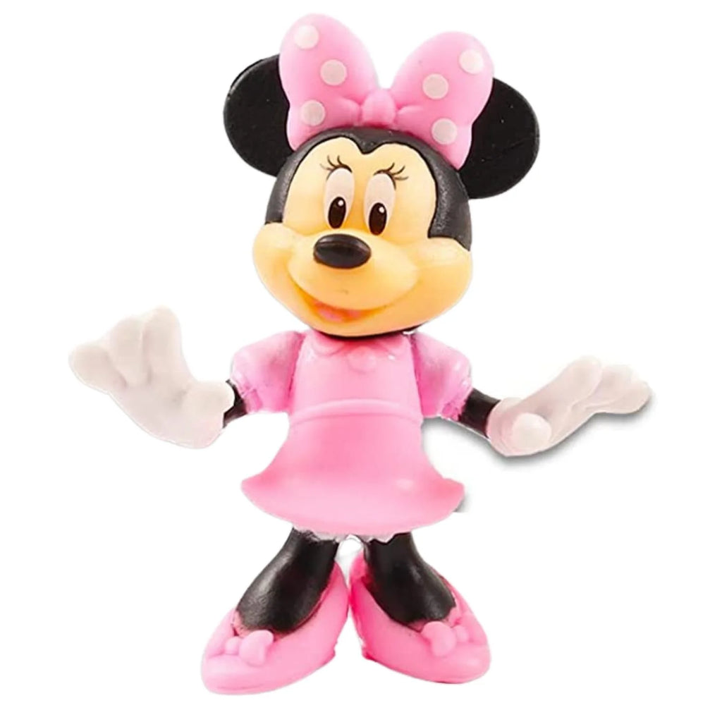 Mickey Mini Collectibles Action Figures Toys 1 pc (Minnie Pink) with Storage Carrier N956651