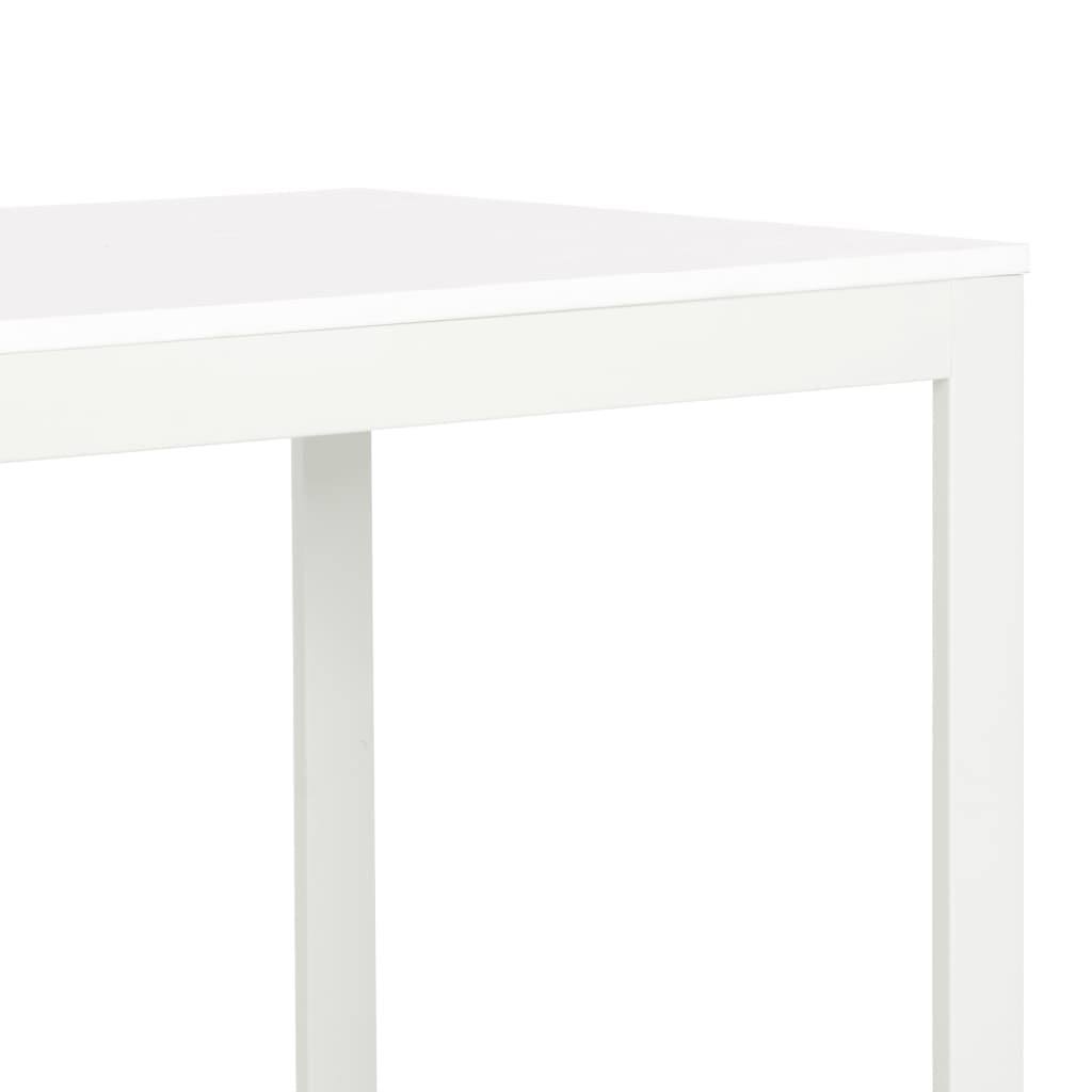 White Computer Desk V691