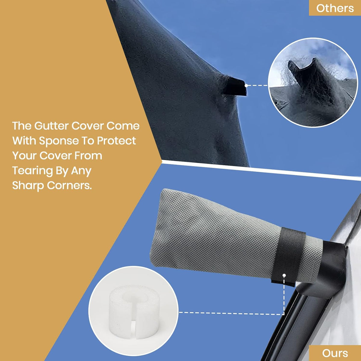 Waterproof Travel Trailer RV Cover with Cotton Lining W935