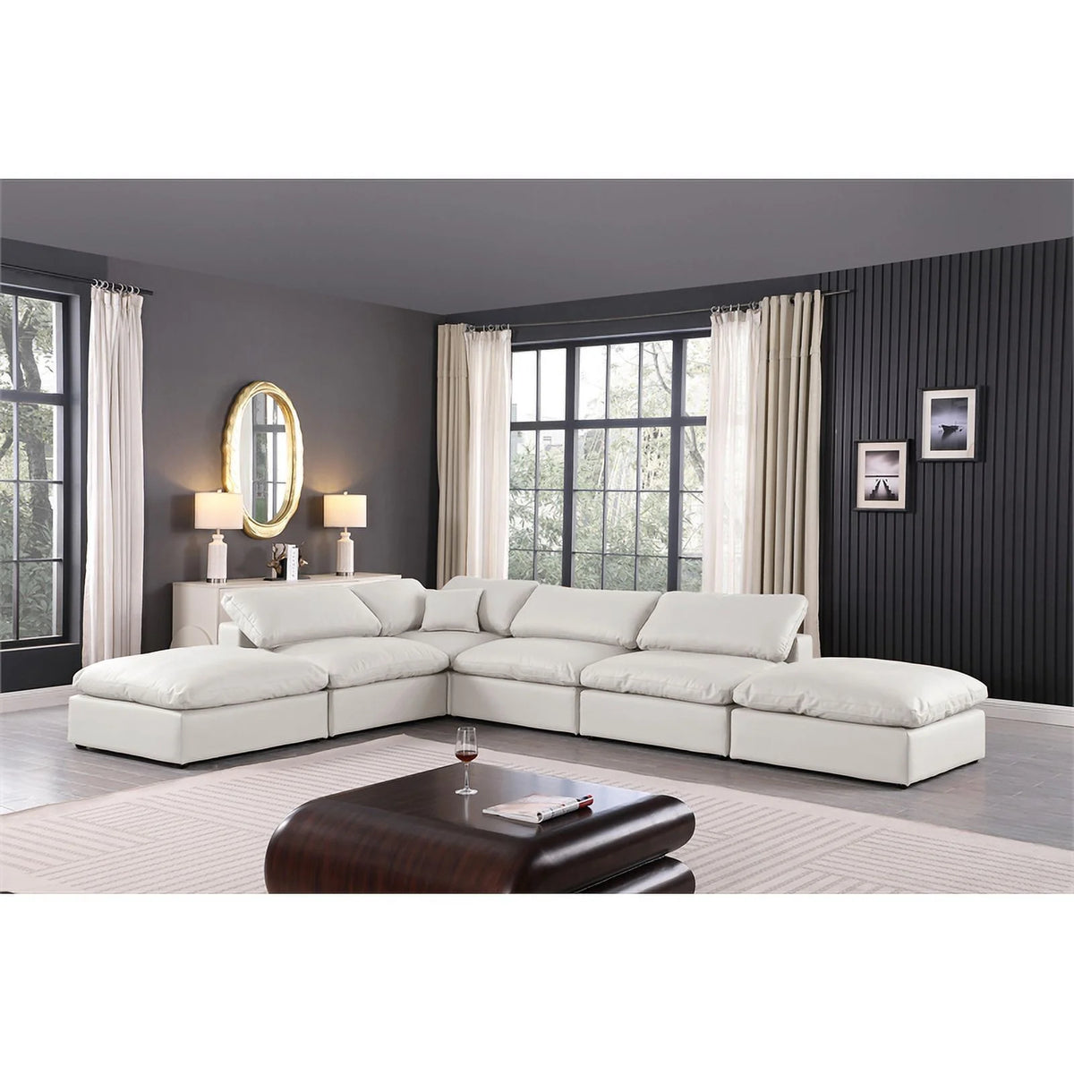 Cream Modular Sectional A46274