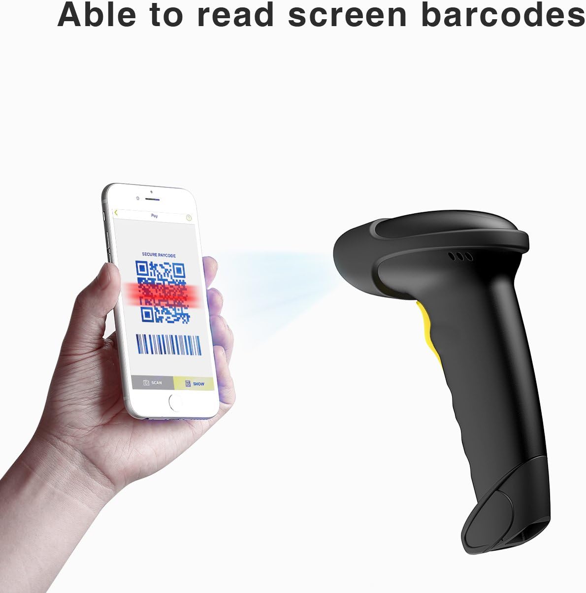 Wireless Bluetooth 2D Barcode Scanner J53633