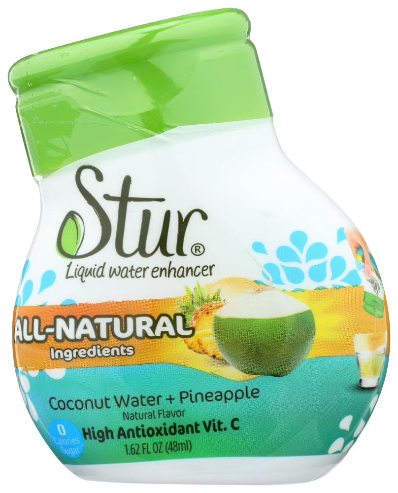 Coconut Water + Pineapple Liquid Water Enhancer, 1.1 Oz (Pack of 6) Z43950