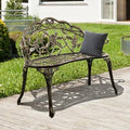 Aluminum Patio Outdoor Garden Bench W327
