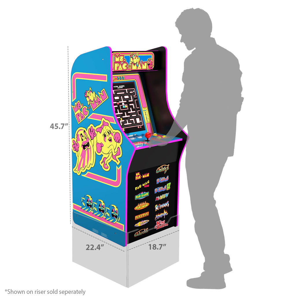 4-foot-tall Stand-up Arcade Game with 14 Classic Games and 17-inch Screen P4812