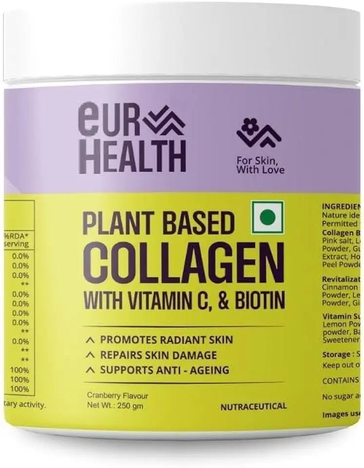 Plant-Based Collagen Booster Powder with Cranberry Flavor 250g F9213