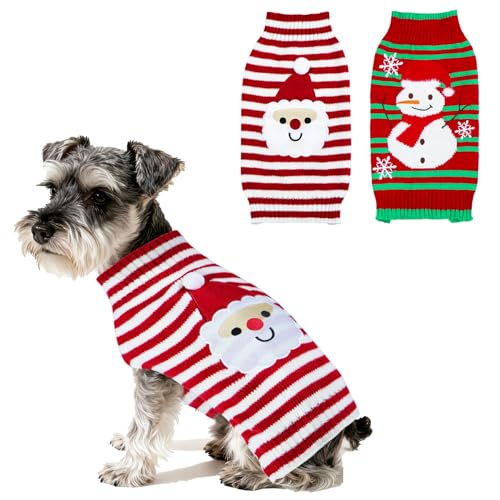 Knit Dog Christmas Sweater 2 Pack C17223