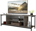 Charcoal TV Stand with Storage Shelving N513700