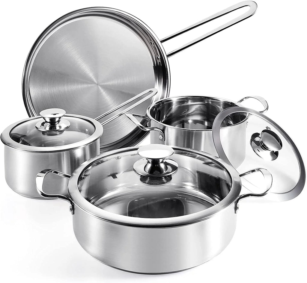 7 Piece Stainless Steel Cookware Set S70210