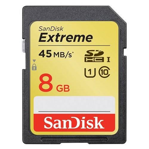 SanDisk 8GB Extreme Sdhc Card E39750