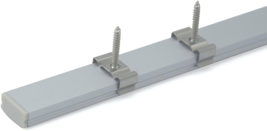 10-Pack 6.6ft U Shape LED Aluminum Channel System with Milky Cover V906232