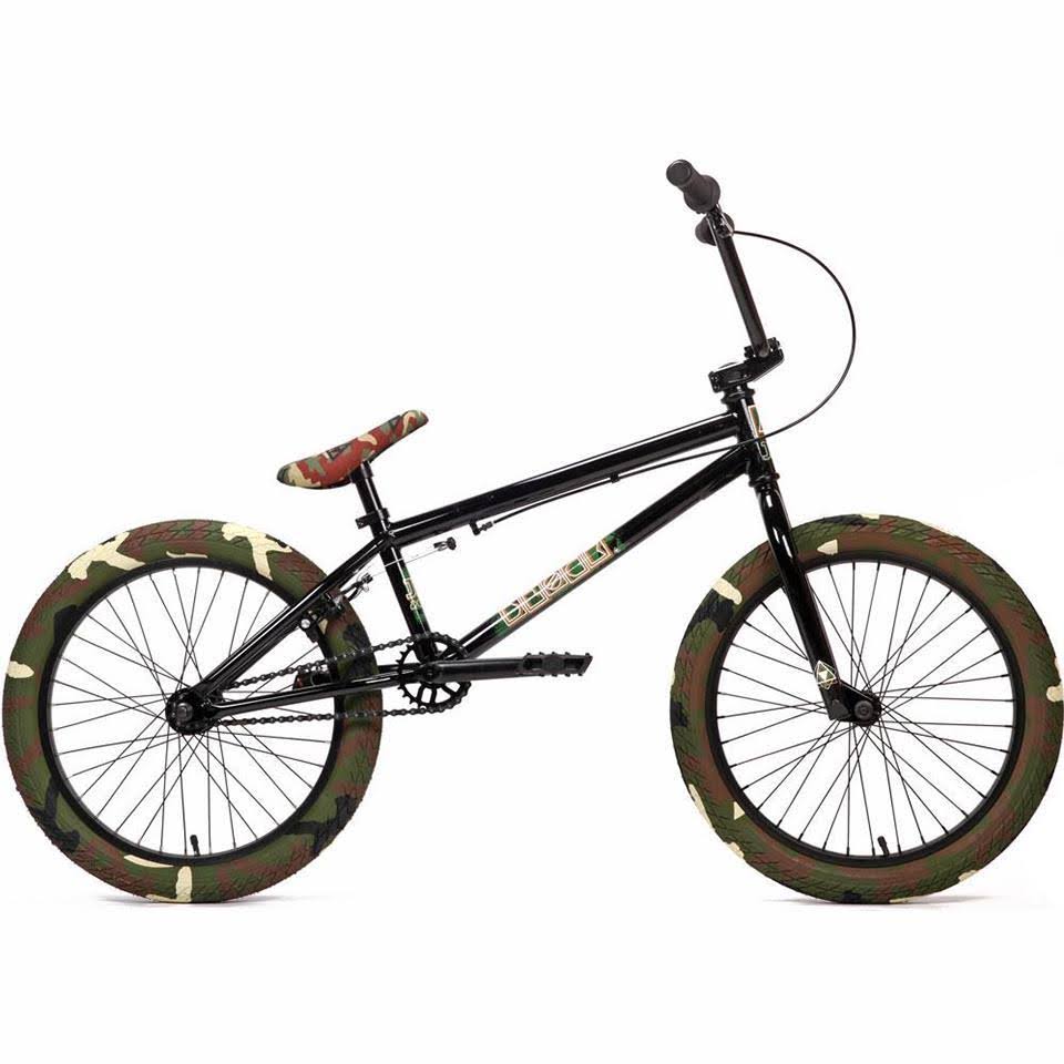 BMX Bike Gloss Black and Camo S1574