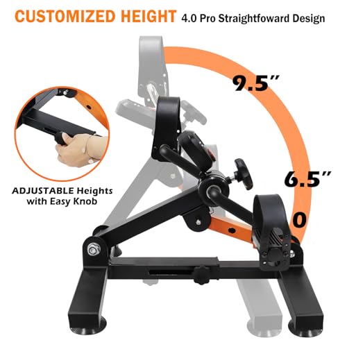 Adjustable Foldable Pedal Exerciser with Suction Cup Feet B11691