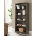 Distressed Gray Standard Bookcase H372