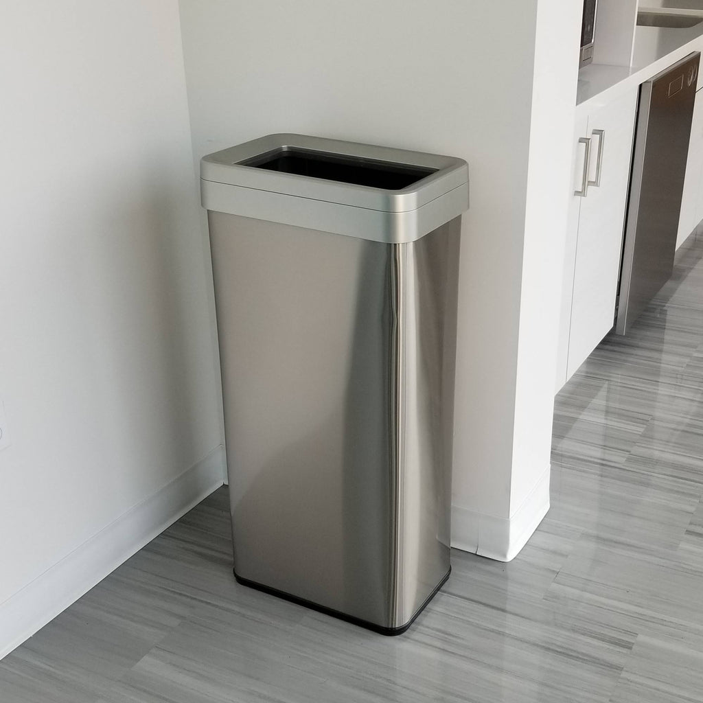 21-Gallon Rectangular Open-Top Trash Can J84053