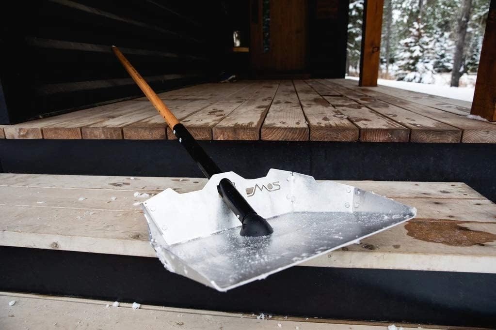 Driveway Snow Shovel and Pusher Set Including Blade and Shaft S4227