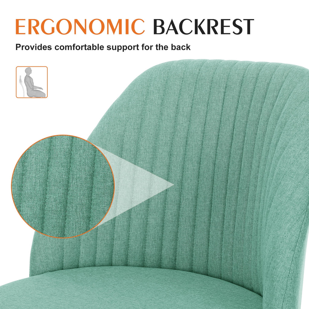 Armless Home Office Desk Chair with Wheels P83900