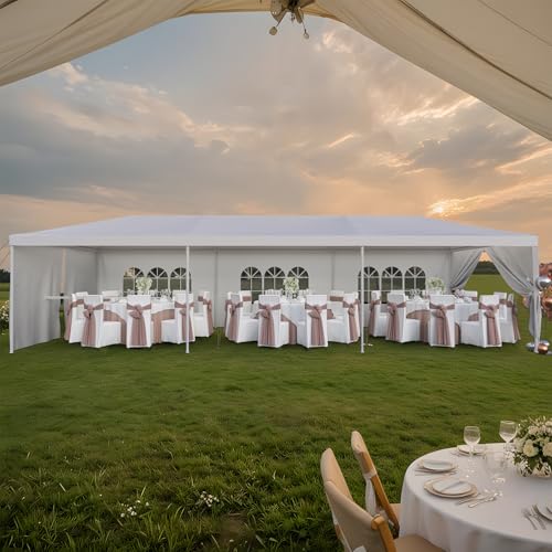 10'x30' Waterproof Party Tent Canopy with Removable Sidewalls W588962