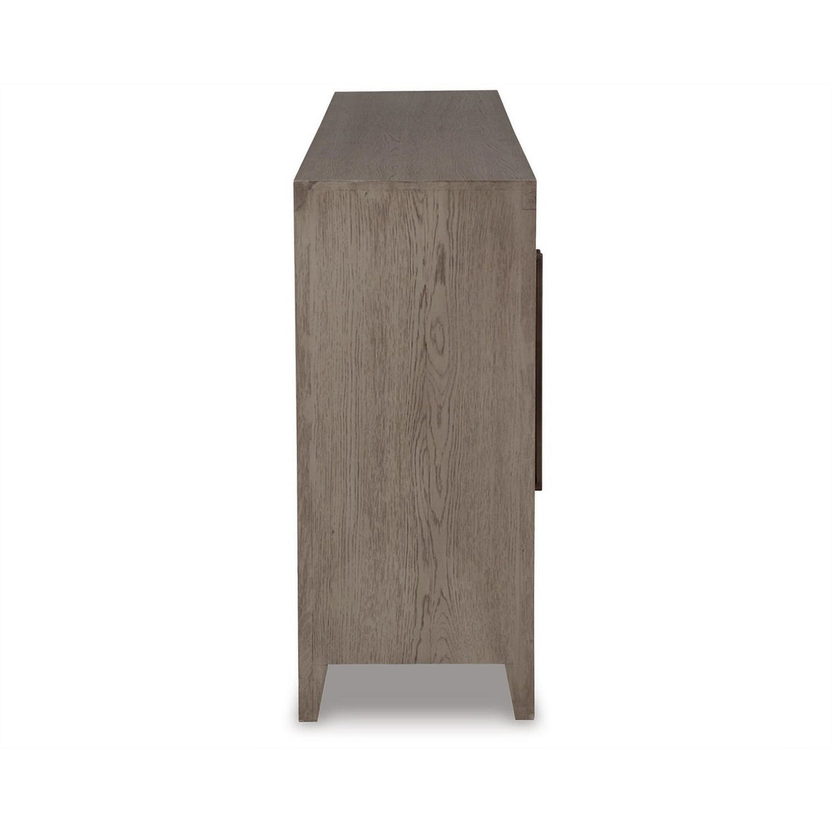 4-Door Wood Accent Cabinet in Antiqued Light Gray W95801