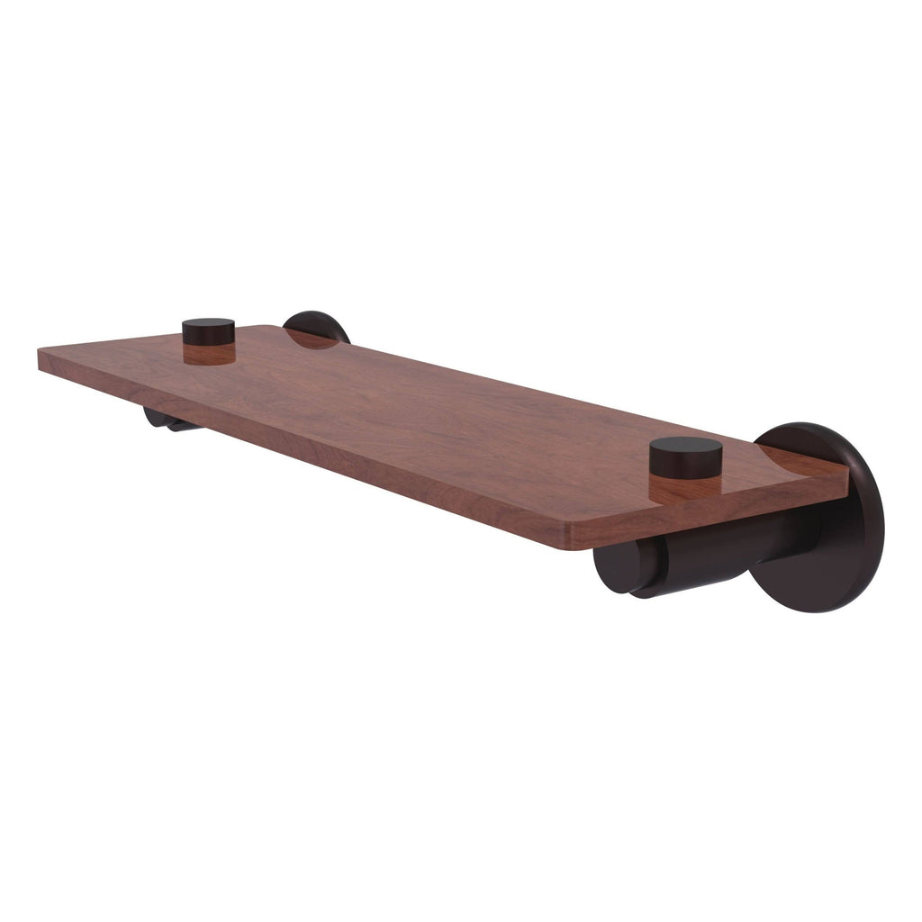 16 inch Solid IPE Ironwood Shelf Antique Bronze I52666