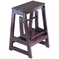 Walnut Finish Step Stool F4629