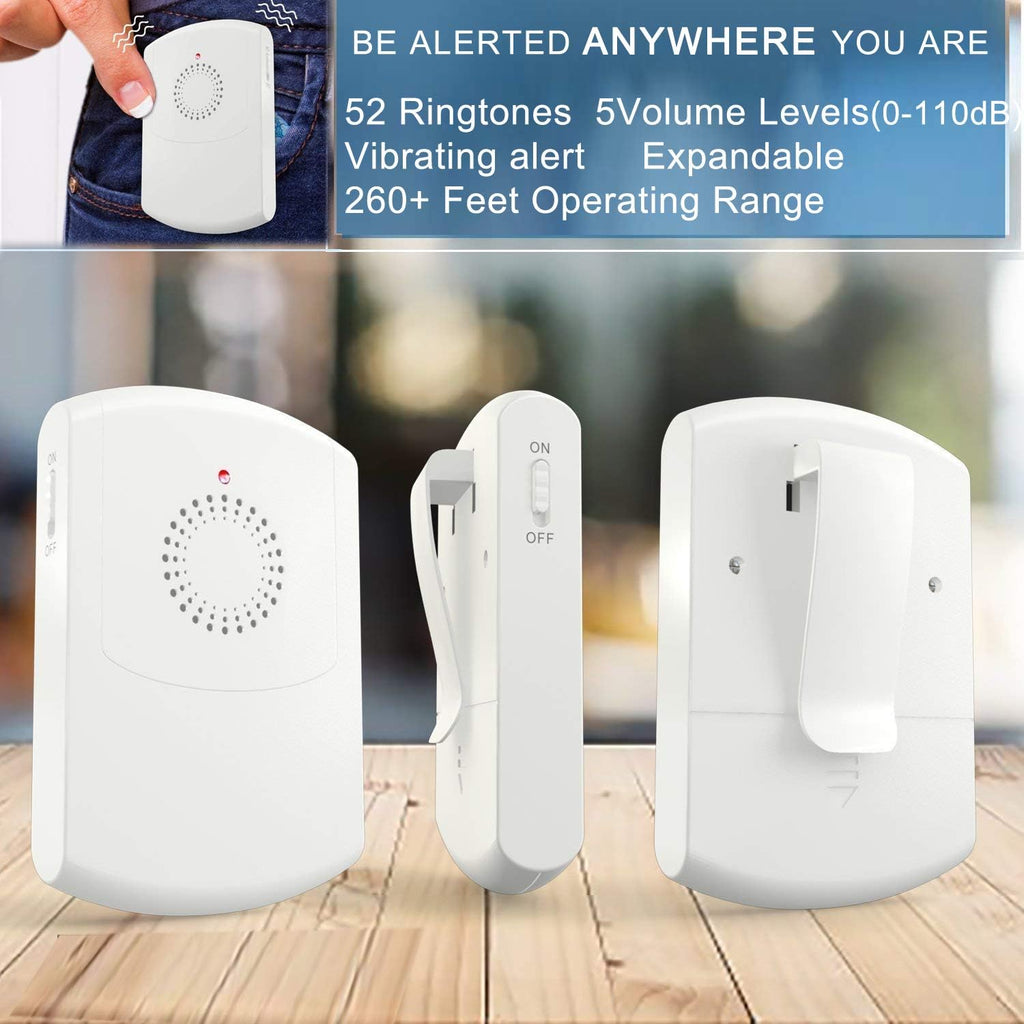 Wireless Motion Sensor Alert Alarm with 3 Receiver and 2 Monitor Motion S8222