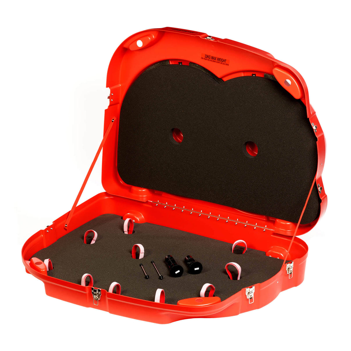 Red Hard Bike Travel Case N716