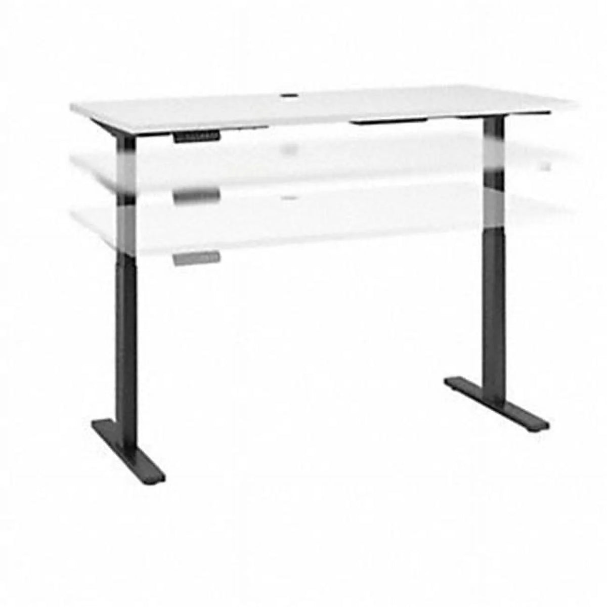 White Height Adjustable Standing Desk C45822