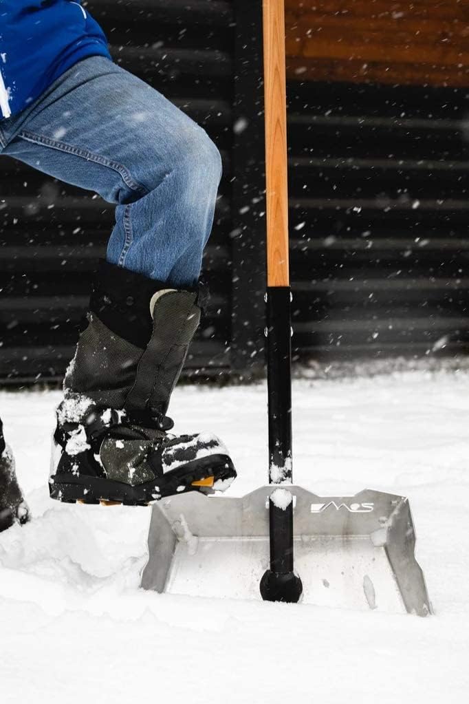Driveway Snow Shovel and Pusher Set Including Blade and Shaft S4227