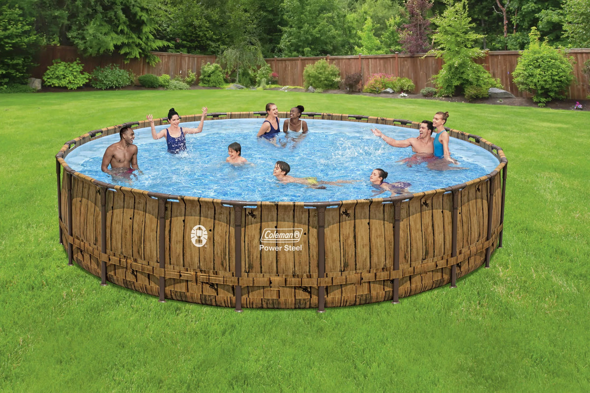 Round Metal Frame Above Ground Pool Set D751