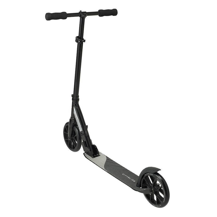 Kick Scooter Foldable Lightweight Adjustable Black T195