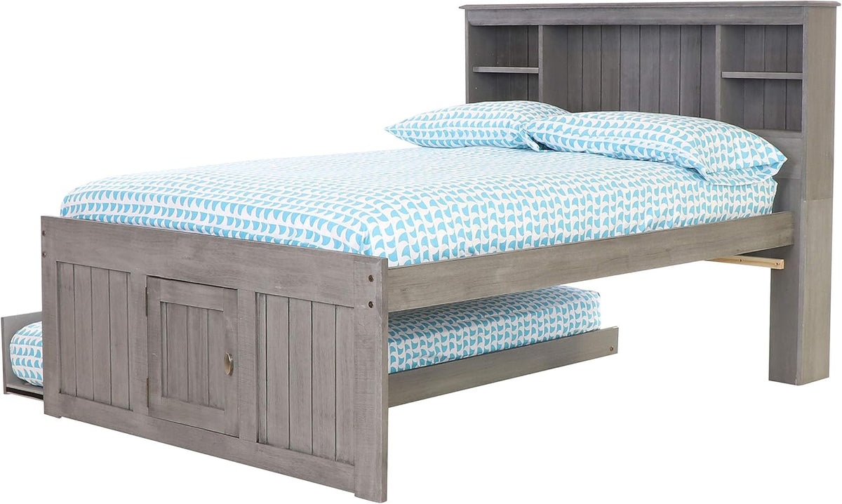 Full Bookcase Bed with 3 Drawers & Trundle R990634