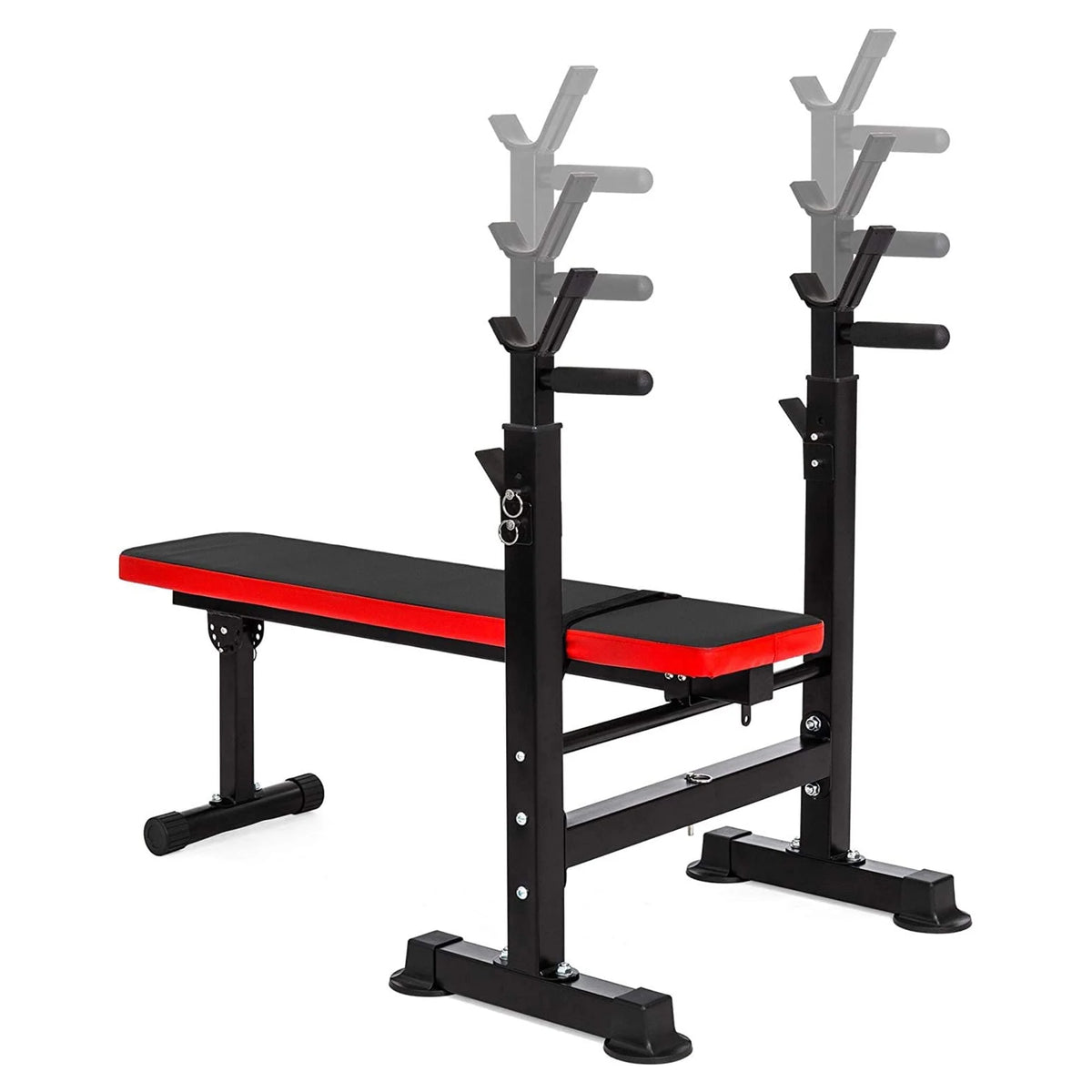 Adjustable Olympic Workout Bench with Squat Rack J277530