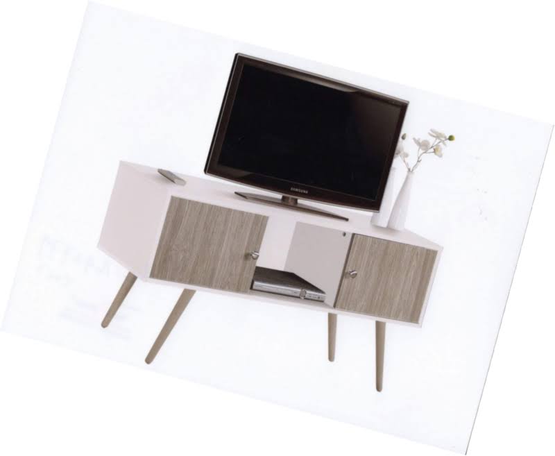 White/Grey Retro Entertainment Unit C799004