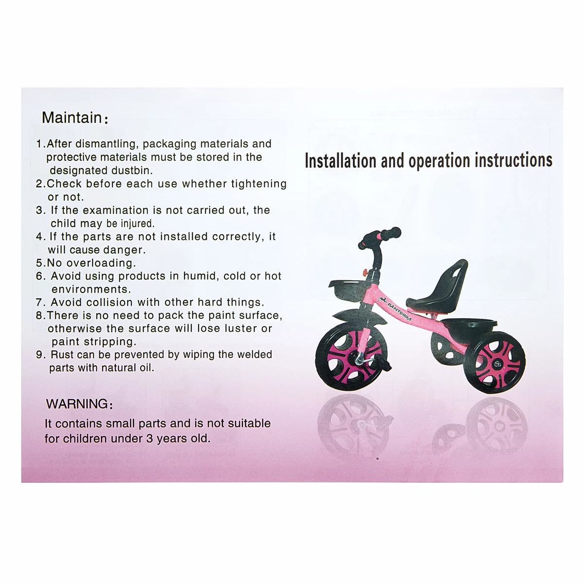 Balance Bike for 2-7 Years Old Kids, Adjustable Seat K6974