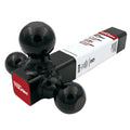 Black Steel Tri-Ball Trailer Hitch Mount Y68689