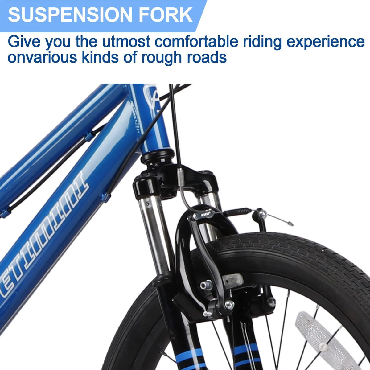 20 Inch 6 Speed Kids Mountain Bike Blue G7212