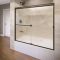 Bypass Framed Tub Door with Obscure Oil Rubbed Bronze J8135