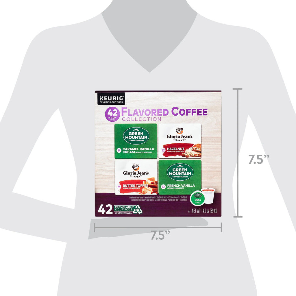 Flavored Variety Coffee K-Cup Pods, 42 Count P4540
