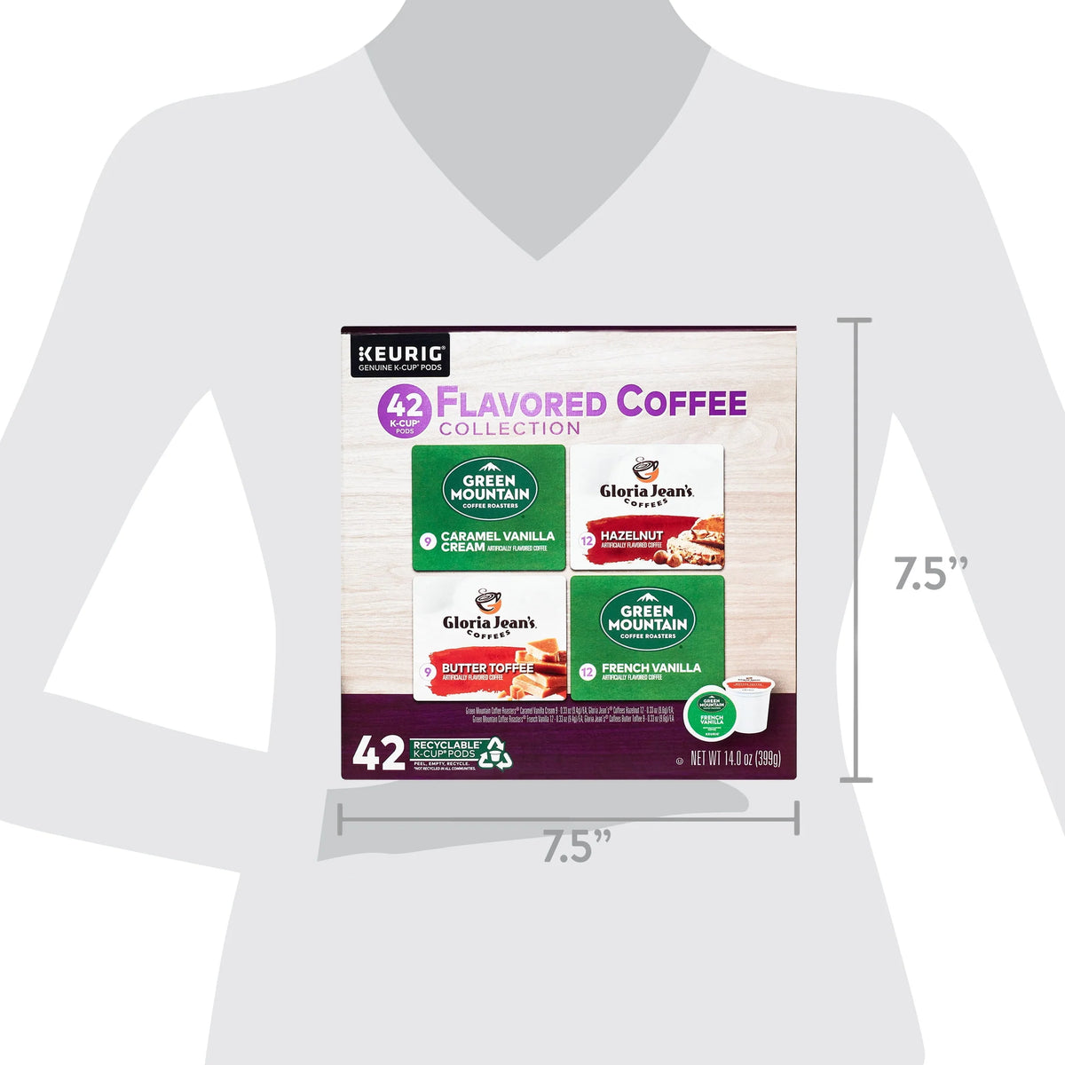 Flavored Variety Coffee K-Cup Pods, 42 Count P4540