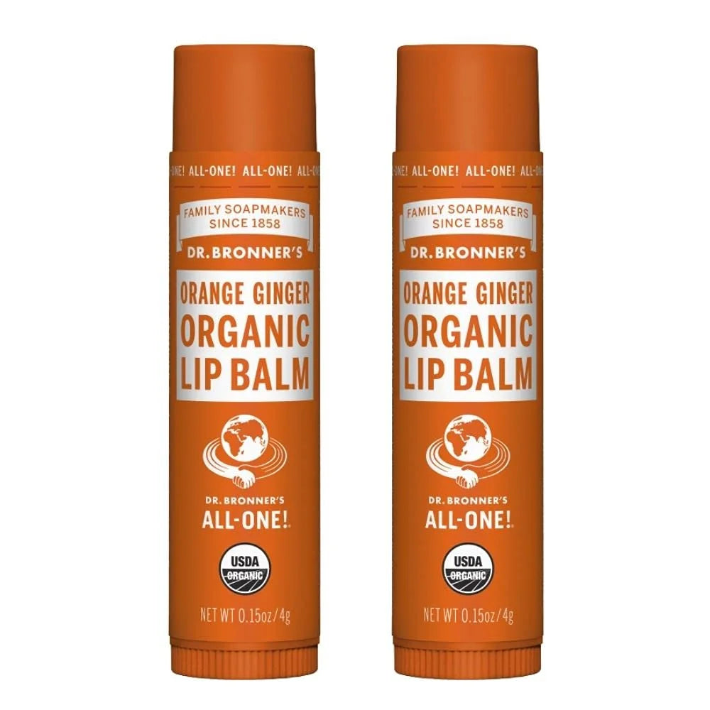 Organic Orange Ginger Balm Pack Of 2 0.15 Fl OZ A393844