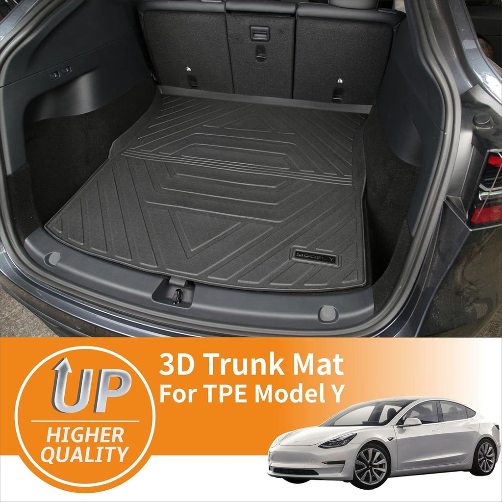 TPE Material Waterproof Rear Cargo Mat for Tesla Model Y Q304