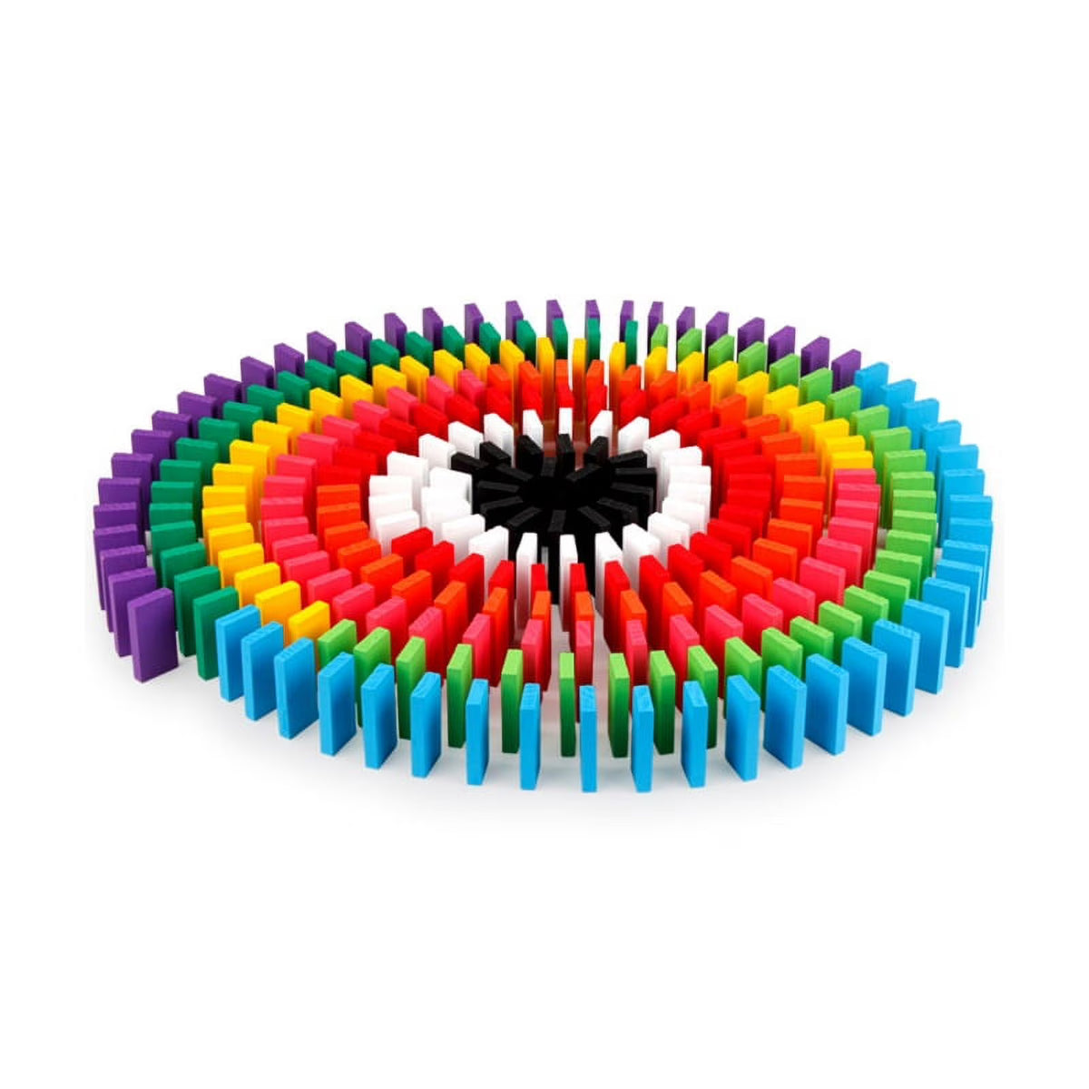 120Pcs Wooden Domino Blocks Building and Stacking Toy X16167