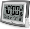 12.5 Inch Self-Setting Digital Clock with Indoor Temperature T96808