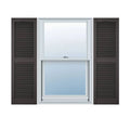 14 1/2 inchw x 32 inchh Vinyl Open Louver Shutters Per Pair E8117